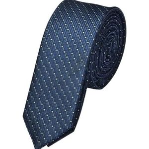 Nieuwe herenstropdassen Polyester geweven stropdas Klassieke mode Zakelijke Bruiloft smokingoverhemd Herenstropdassen(Blue)