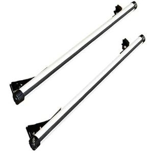Dakdragers & dakkoffers 2 Stuks Universele 125 Cm Autodak Rock Cross Bars Voor Bagagedrager Fietsenrek Ladingmand Dakbagagebox Auto