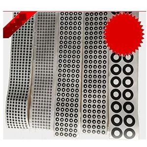 10000 Punten Driedimensionale Scanner Markeerpunt Leesmachine Markeerpunt Mat Binnenring Wit en Buitenring Zwart Nauwkeurig scannen(5mm X 10mm)