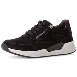 Gabor Lage sneakers voor dames, Zwart 67, 41 EU