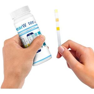 Yeeda Pool Water Test Strips, 50 Strips Water Kwaliteit Test Kit, 3-in-1 Water Testing Papier Voor Pool Water Kwaliteit van Ph Totale Alkaliniteit Gratis Chloor Check