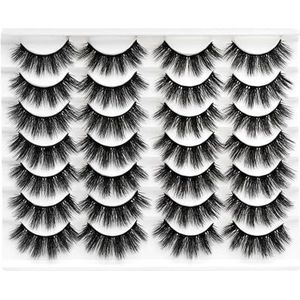 3D-laag slank lang dik 14 paar NHr233 (zwart, één maat)