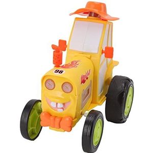 RC Afstandsbediening Auto Speelgoed Stunt Auto Speelgoed Interactief Koud Licht Voor Kinderen Festival Gift (Geel)
