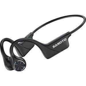 SANOTO - Open Ear Koptelefoon - Bluetooth 5.3 - Beengeleiding - IPX5 Waterdicht