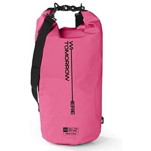 #DoYourOutdoor Dry Bag Waterdichte rugzak, waterdichte tas en draagzak, 2 l, 5 l, 10 l, 20 l, 30 l, Drybag in 2 stijlen en vele kleuren, ideaal voor boot, kajak, vissen en kamperen, roze, 10L,