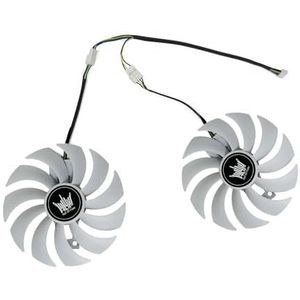Koelventilator wit 100mm GAA8B2U 4PIN KFA2 GTX980Ti HOF GPU-ventilator voor GALAXY voor GeForce GTX 980Ti GOC-videokaartventilator(2pcs)
