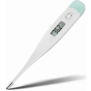 Pulox Digitale Koortsthermometer - LCD-display en akoestisch signaal - Meting van lichaamstemperatuur, oraal, rectaal en axillair