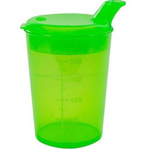 Medi-Inn Beker Schabelbeker Drinkbeker 250 ml (Kleur: groen, opening: 12x10 mm)