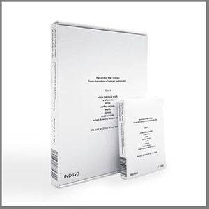 BTS RM Indigo 1st Solo Album Contents + Book + Postkaart + Fotokaart + Fabric Card + Instatnt Photo/Lyric Book + Guide + Tracking (SET (Book+Postcard))