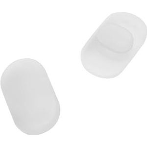 HiCycle2 Nieuwe Mykita Vervanging Witte Siliconen Neus Pads Neuspads 3 Paar Snap-On Press-In, Wit, Wit
