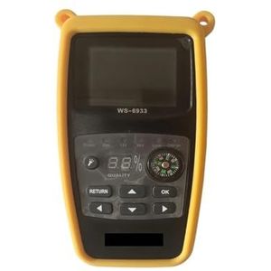 Satellietzoeker WS-6933 DVB-S2 FTA C&KU-band digitale satellietzoekermeter 2,1 inch LCD-scherm Siliconen hoes Lithiumbatterij WS6933 PK V8