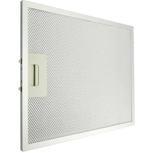 vhbw Filter metalen vetfilter vervanging voor Klarstein 10034873 voor afzuigkap, aluminium
