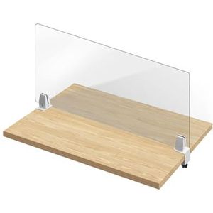 KFGISD, Bureaubladscherm for kantoor, spatwaterdichte scheidingswand, transparant scheidingswand for kantoor, acryl bureaubladscherm for thuiskantoor,Bureauwanden(70 * 50cm single board (4mm thick))
