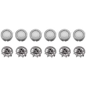 Onderdelen van scheermesjes Vervangende mesjes for elektrisch scheerapparaat uit de 5000-serie, zilver, set van 6 stuks