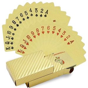 CCLIFE Speelkaarten, 2 decks, pokerkaarten, speelkaarten, professionele poker, waterdicht plastic
