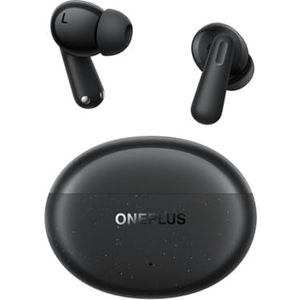 OnePlus Nord Buds 3 Pro, 44 uur luistertijd, 49 dB hybride actieve ruisonderdrukking, 12,4 mm titanium membraan, rijke bas, 10 minuten voor 11 uur snel opladen, sterzwart