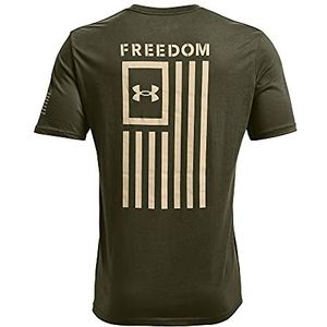 Under Armour Heren ABC Camo korte mouw korte mouw, Marine Od Groen (390)/Woestijnzand, L