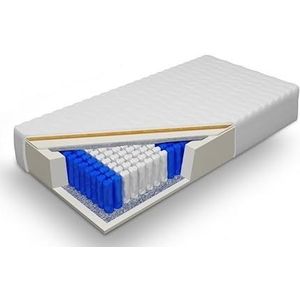 7 Zone Pocketvering matras 24cm - 160x210