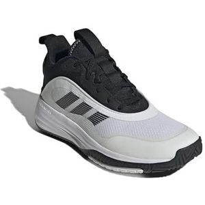 adidas Men's Own The Game 3.0 Basketball Sneaker, White/Black/Black, 8