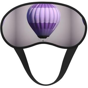 Lavendel warme luchtballon print unisex verduisterend slaapmasker comfortabel oogmasker voor reizen meditatie slaap reizen
