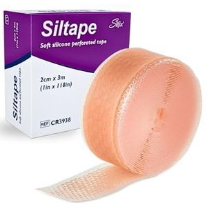 SILTAPE ZACHTE SILICONEN GEPERCEERDE TAPE 2CM X 3M - 2CM X 3M
