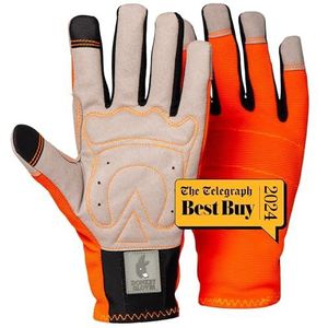 Donkey Works Tuinhandschoenen, multifunctionele handschoenen voor tuinieren, doe-het-zelven, huishoudelijk werk, landbouw, touch-technologie, veganistisch, machinewasbaar (Medium (7-8))