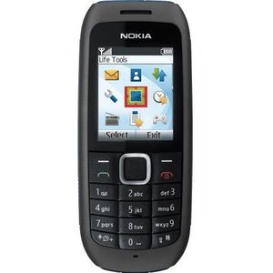 Nokia 1616 oranje betalen als je gaat mobiele telefoon inclusief £10 Airtime - zwart