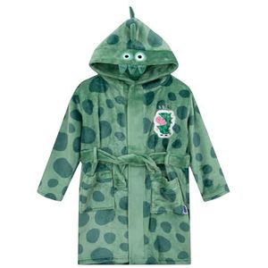 Peppa Pig Jongens George Pig Kamerjas | Kamerjas Met Capuchon | Fleece Jongensjas | Groen | 92