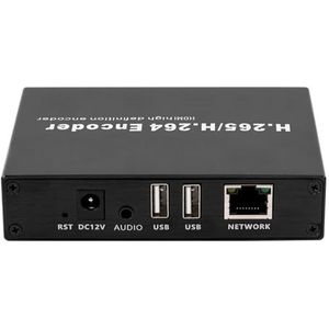 EXVIST H.265 1080P HDMI Video Encoder/Decoder, USB2.0 voor 1080P webcam, RTSP Video Decoder, Compatible with ONV/HK, Live Stream Netwerk Decoder voor YouTube, Facebook, Wowza, Twitch