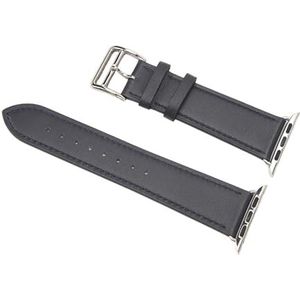 Smart Watch-accessoire, Slimme Horlogeband met Verstelbare Lengte, Lederen Comfortabele Gesp voor SE Series 1 voor Dames (Donkerblauw)