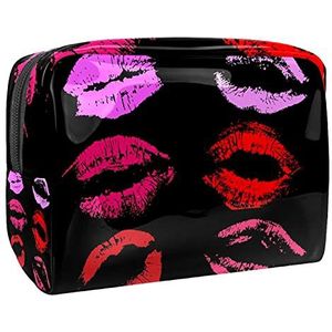 Waterdichte cosmetische tassen, zonnebloem groene reizen cosmetische tassen, multifunctionele draagbare make-up tassen, reizen cosmetische tas organisator voor vrouwen, Multi kleuren 04,