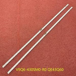 LED-achtergrondverlichtingsstrip for Samsung V9Q6-430SM0-R0 QE43Q60RAT BN96-48377A QE43Q60TAU(4 PCS For 2 TV)