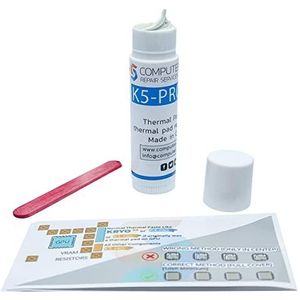 K5 PRO 10g Viskeuze Thermische Plaksel voor Padvervanging Vloeibare Thermische Pad Stopverf Compatibel met Apple iMac, Asus ROG, Acer Nitro MSI laptops RTX 3080 2080TI 3090 PS4 Nintendo Switch, XBOX