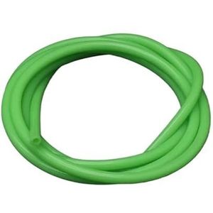 1M ID 1 2 3 4 5 6 7 8 9 10mm Siliconen Buis Flexibele Rubber Slang Food Grade Pomp Frisdrank Pijp Water Connector Meerdere Kleuren voor Motoren, Auto (Groen, 1 Meter_ID 10MM OD 1.3CM)