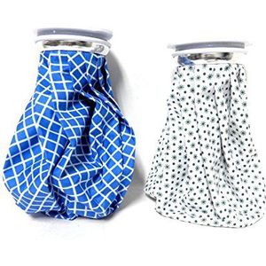 2 Pack Koude & Hot Therapie Pijnbestrijding Engelse Stijl 9 ""Ice Water Bag Hoofdpijn & Pijnverlichting
