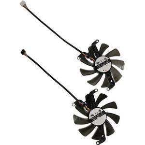 1 set, TH9215S2H-PAA01, VGA GPU-koeler, grafische videokaartventilator, voor Manli voor RTX 3060 Ti 3050 3070 RTX3060 LHR voor Gallardo(2 Plugs TH9215S2H)