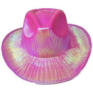 Cowboyhoed voor dames, sprankelende cowgirl-hoeden, glanzende cowgirl-hoed, Halloween, verjaardag, vrijgezellenfeest voor vrouwen