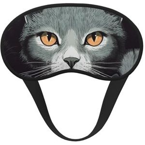 Slaapmasker voor katten, zacht, comfortabel oogmasker met verstelbare riem, verduistering, oogslaapschaduw, hoes voor vrouwen, meisjes, mannen, reizen, yoga, dutje in ploegendienst