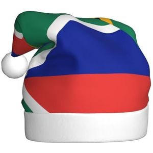 MYGANN Zuid-Afrika Vlag Unisex Kerst Hoed Voor Thema Party Kerst Nieuwjaar Decoratie Kostuum Accessoire