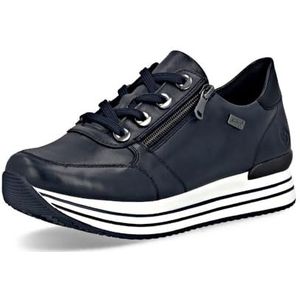 Remonte veterschoenen voor dames D1302, grootte:, kleur:Blauw