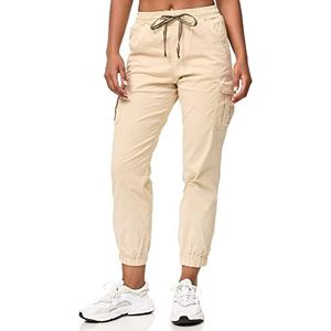 Tazzio Cargobroek dames cargobroek regular fit F600, beige, S