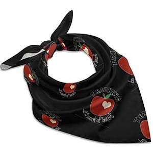 Nursing A Work of the Heart Bandana voor mannen vrouwen vierkante kop zijden sjaal lichtgewicht wrap nek zakdoek halsdoek 63,5 cm x 63,5 cm