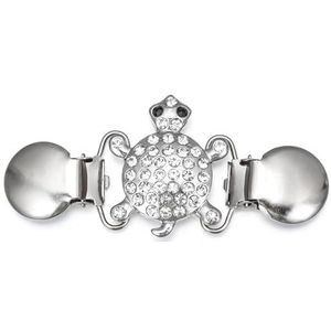 Shirt Cinch Swirl Clip Cape Clips, Sjaal Cardigan Clips Pakket van 3 Retro Bloemenpatroon(C-1)