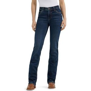 Wrangler Willow Mid Rise Performance Waist Boot Cut Ultimate Riding Jeans voor dames, denim, 26W / 36L