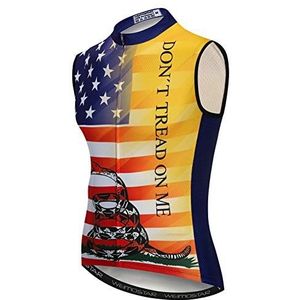 Weimostar MTB shirt heren fietsshirt korte mouwen fiets MTB Jersey ritssluiting Mountain Road kleding fietsshirt ademend zomer Pro Team Sports fietsshirt voor heren geel maat L