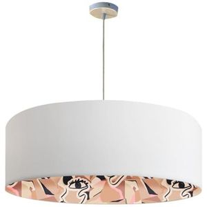 Lumlum Art Deco interieur bedrukte hanglamp zwart D: 65 x H: 28