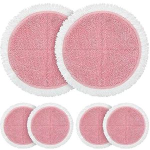 Puooifrty 6 Pcs Vervanging Schoonmaak Pads Elektrische Mop Pads Vervanging Elektrische Mop Cleaning Pads Mop Accessoires Voor Thuis