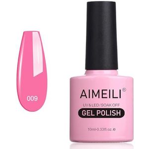 AIMEILI UV LED Gel Nagellak - Soak Off Gellak 10ml - Mooi Roze (009)