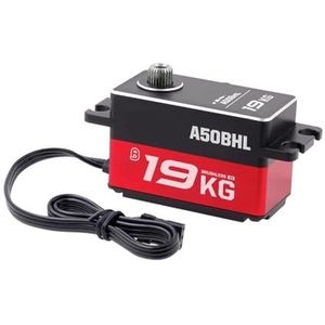 SOEWGAIJI A50BHL A50CHM Programmeerbare 19KG 18KG Borstelloze Coreless Digitale Afstandsbediening Servo Geschikt voor 1:10 1:12 (A50BHL 19KG)
