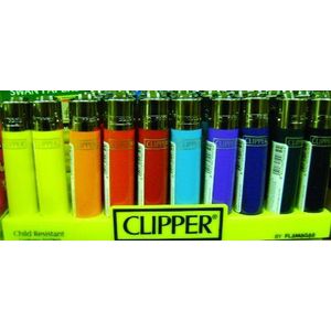 10 gekleurde clipper lighters standaard grootte van Clipper